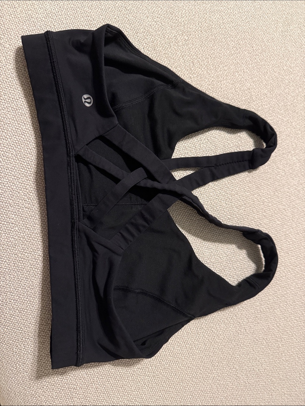 lululemon athletica Black Strappy Sports Bra - Picture 2 of 2